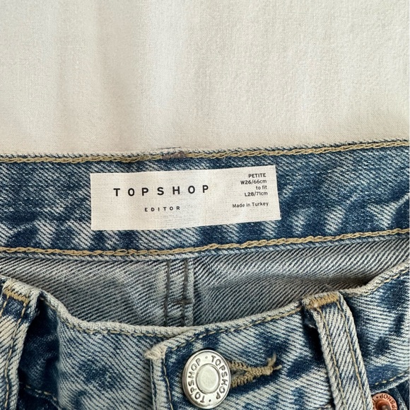 Topshop Petite Straight Leg Jeans - Picture 5 of 5